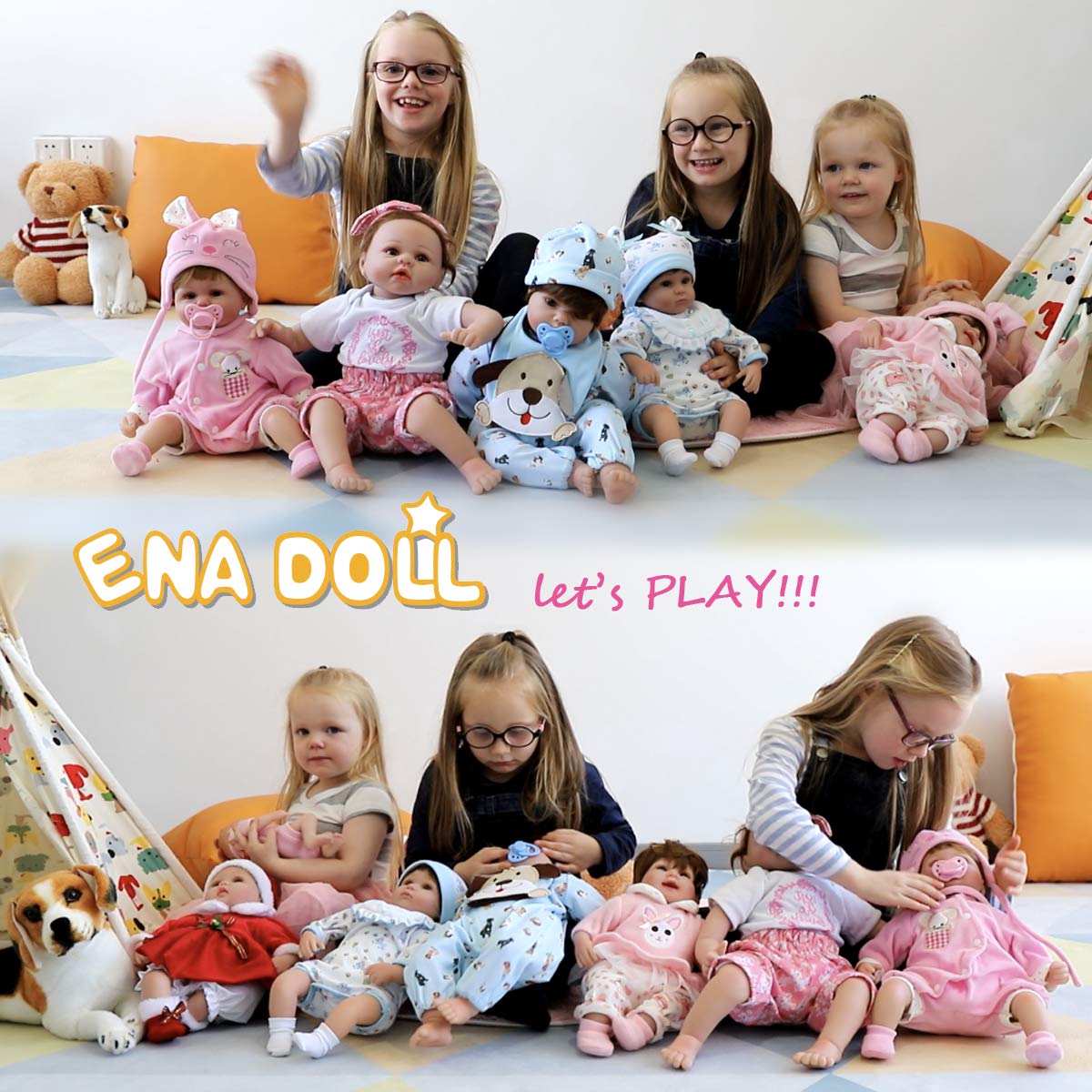 Reborn Baby Doll Gift Set for Ages 3+