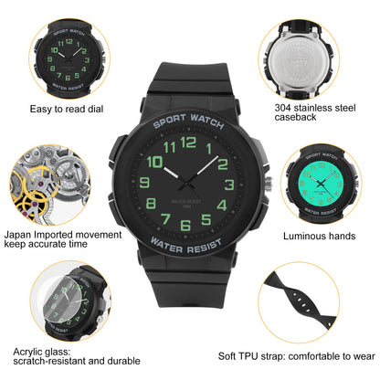 Kids Waterproof Analog Watch for Outdoor Sports