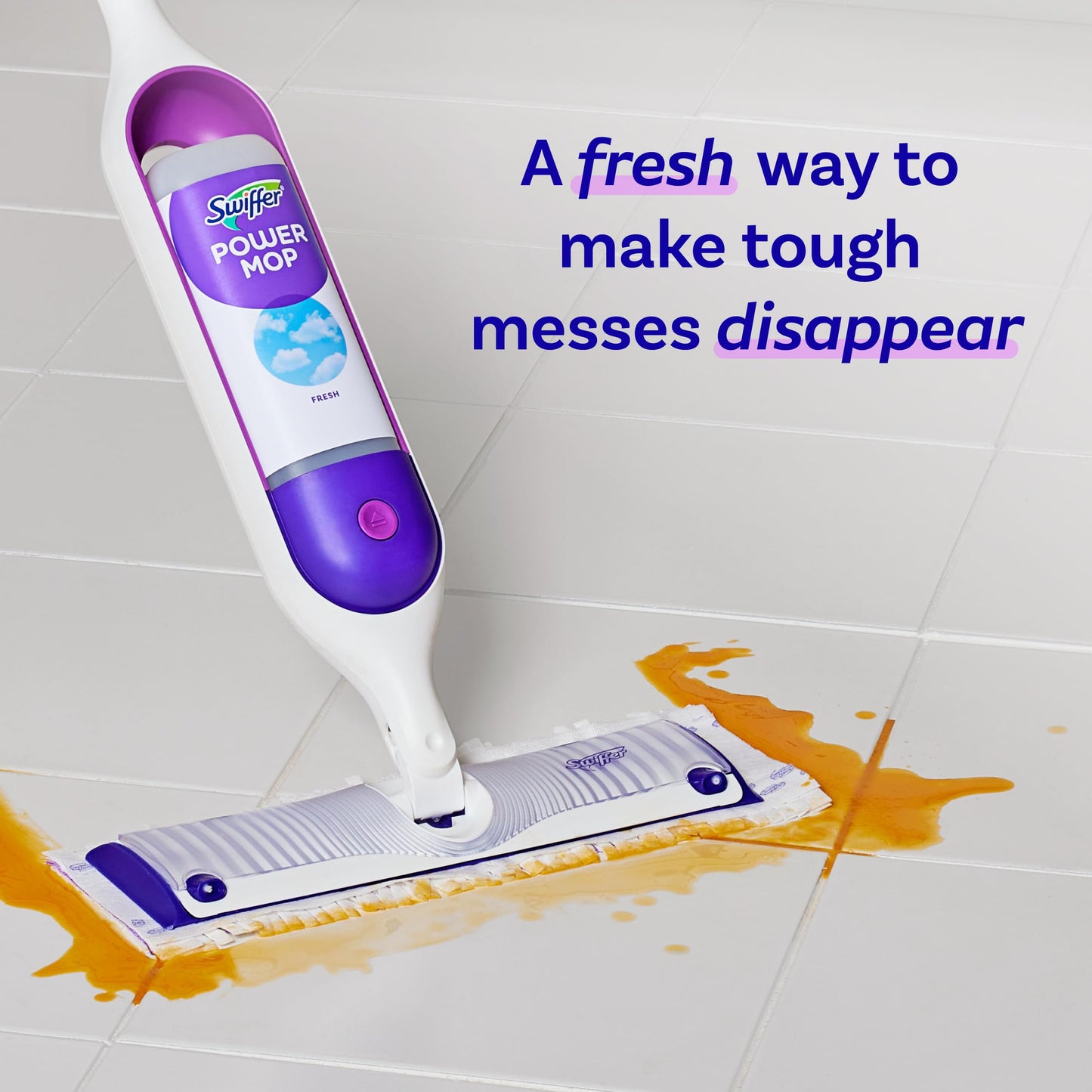 2 Pack Swiffer PowerMop Floor Cleaning Solution