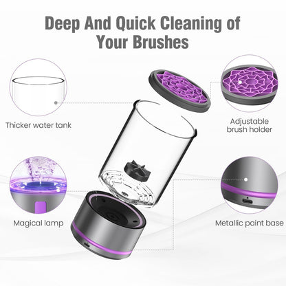 Electric Makeup Brush Cleaner Machine by EITABEL