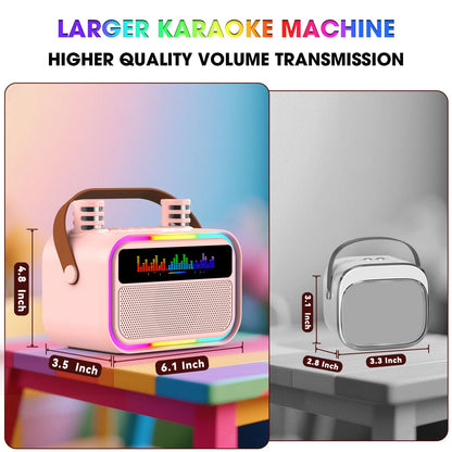 Karaoke Machine for Kids with 2 Microphones
