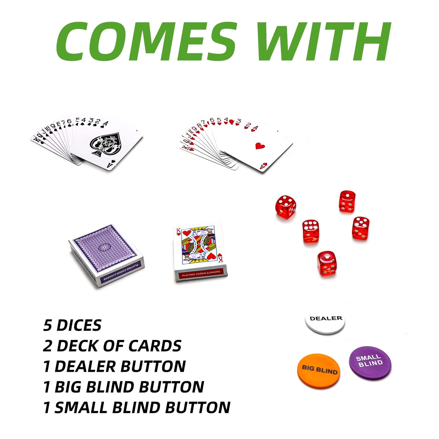 NOLIE 300 PCS Poker Chip Set with Case