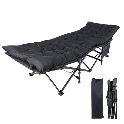 YSSOA Camping Cot for Adults, Foldable Bed for Outdoor with Portable Bag, Camping Bed Lightweight Sleeping Cots for Camping, Easy to Set up