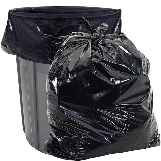 Aluf Plastics 40-45 Gallon Trash Bags Heavy Duty - (Huge 100 Pack) - 2.0 MIL Thick - 33" x 48" - Garbage Bags for Toter, Contractors, Lawn, Leaf, Yard Waste, Commercial, Industrial, Construction