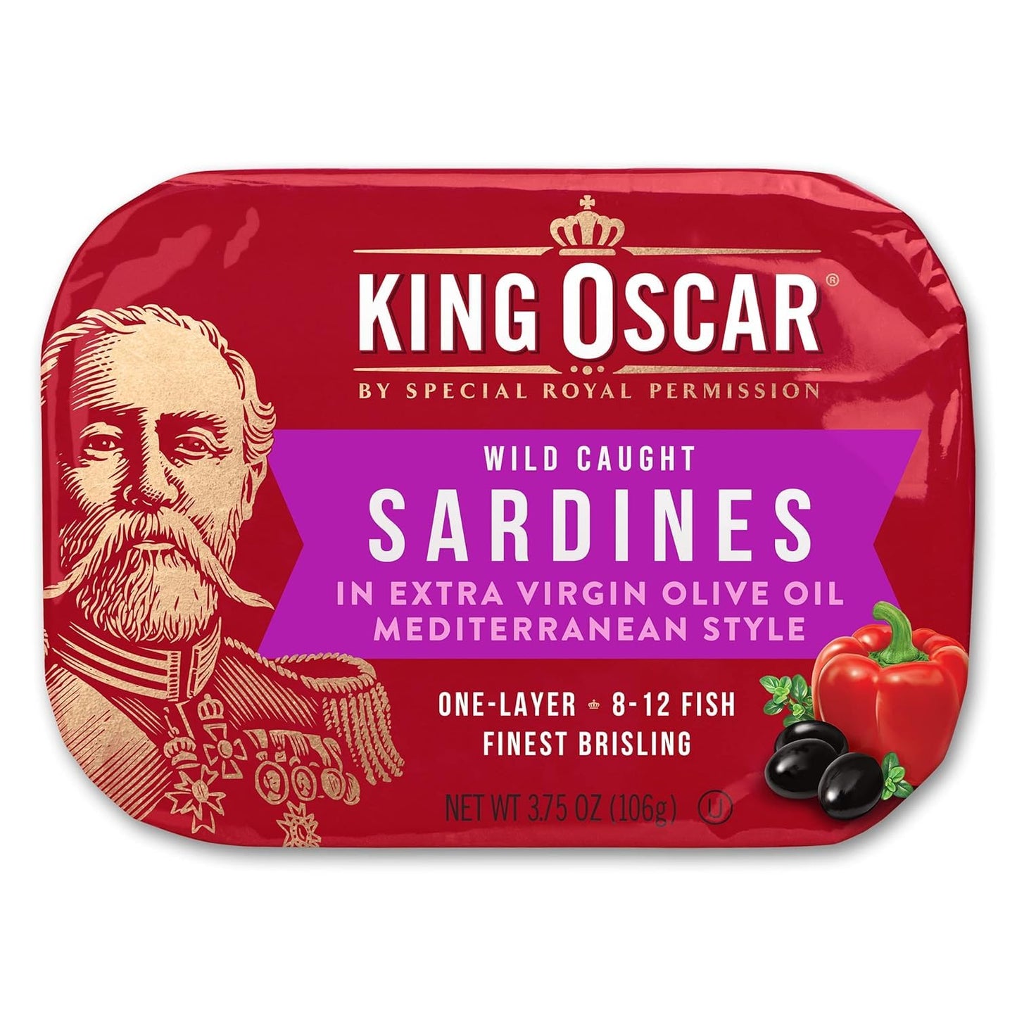 King Oscar Sardines in Olive Oil, 12-Pack