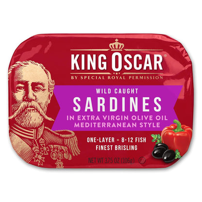 King Oscar Sardines in Olive Oil, 12-Pack
