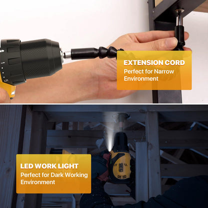 Cordless Drill Set with Battery & Charger