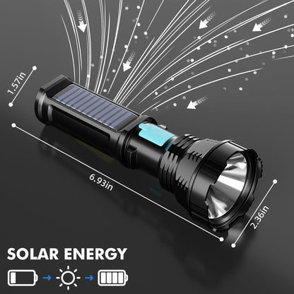 Rumiom Rechargeable LED Flashlight with Strobe Light