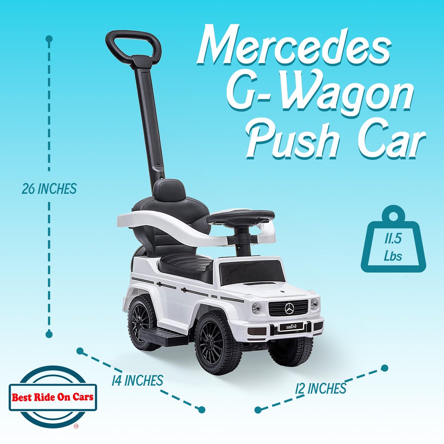 Mercedes G-Wagon Ride On Car for Toddlers