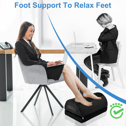 Ergonomic Under Desk Foot Rest for Pain Relief