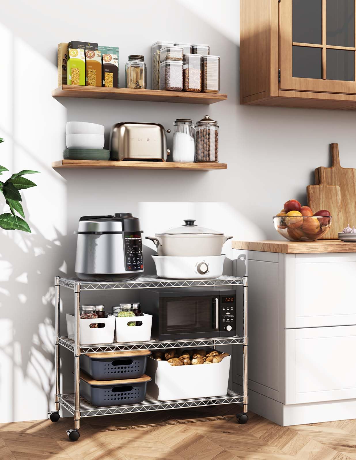 Simple Deluxe 3-Tier Heavy Duty Storage Shelves