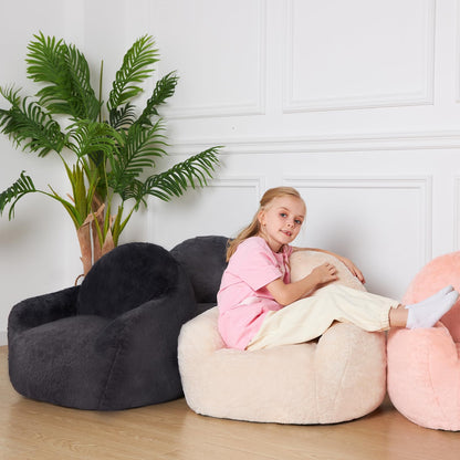 Giant Fluffy Bean Bag Chair for Kids