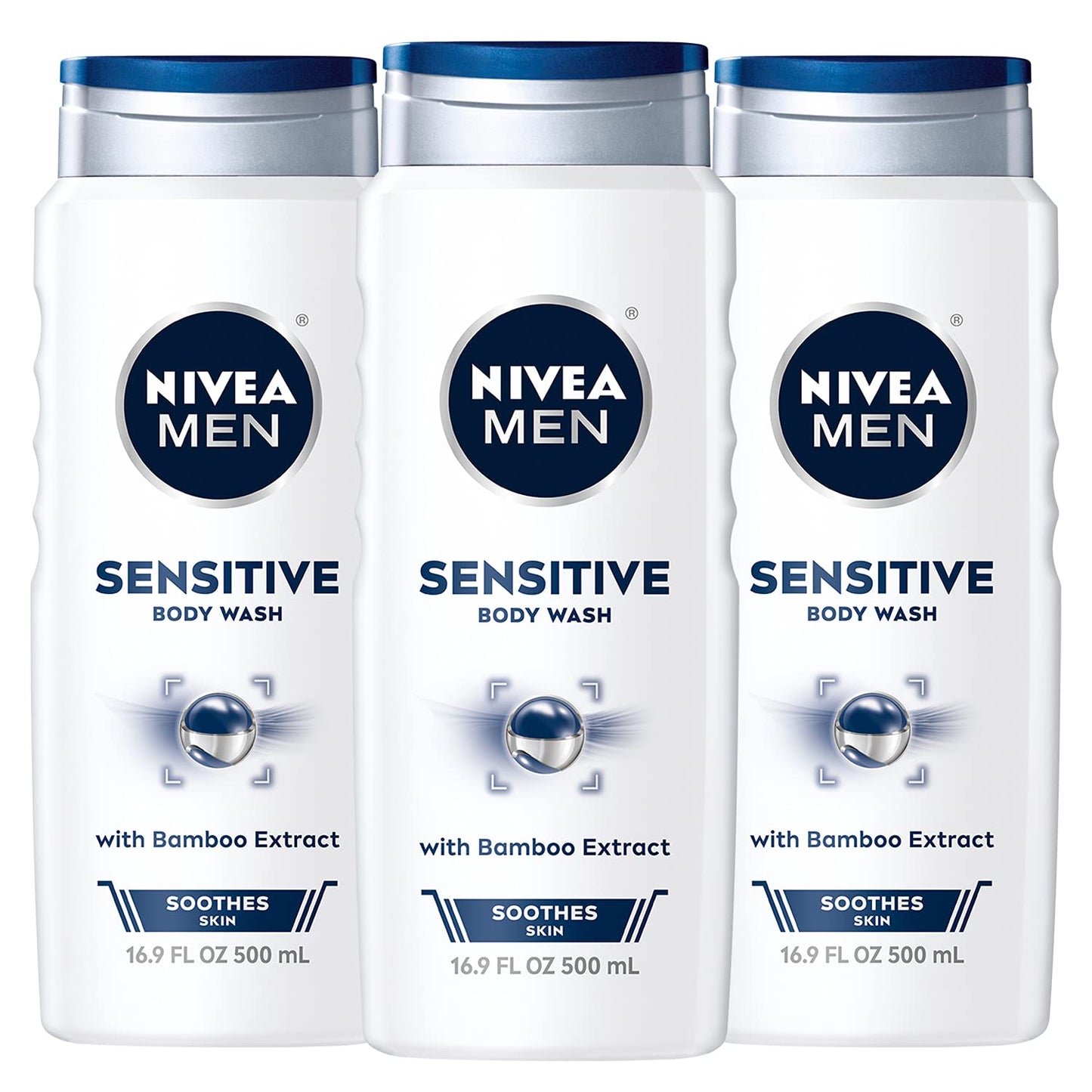 NIVEA MEN Sensitive Body Wash with Bamboo Extract