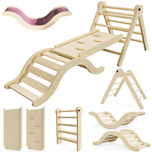 5-in-1 Toddler Climbing Triangle Set