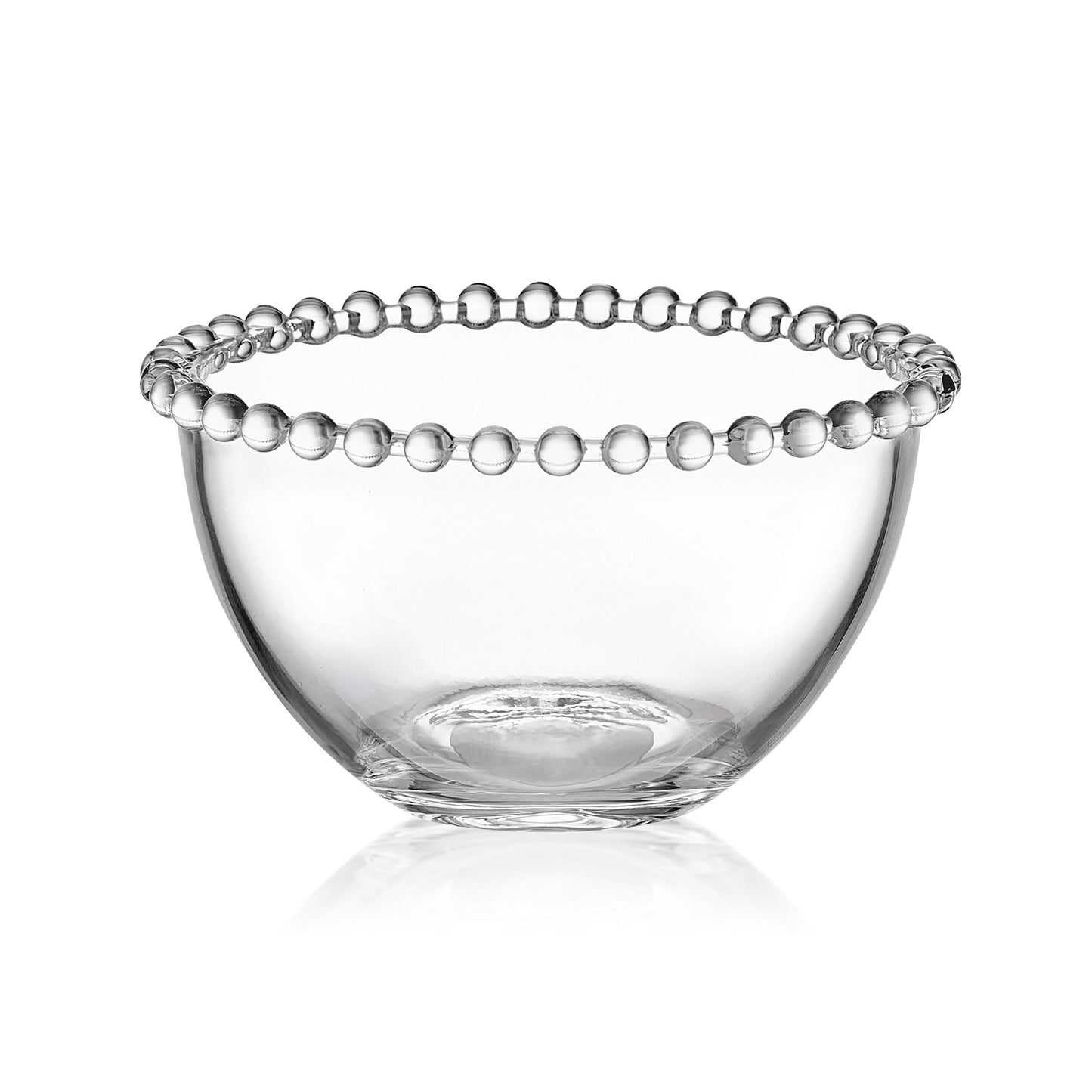 Fitz & Floyd Set of 4 Clear Glass Bowls