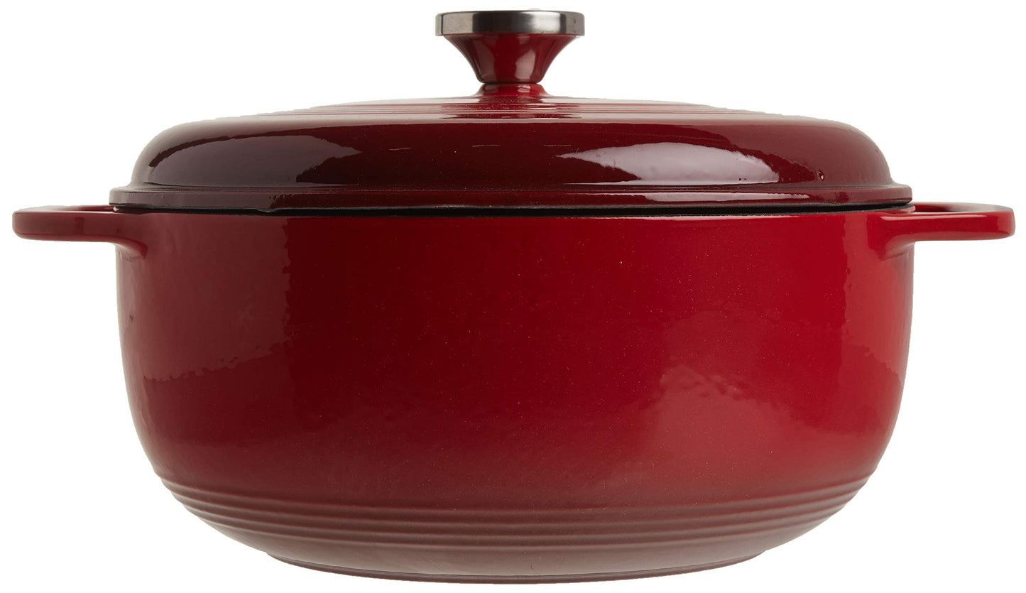 Lodge 6 Quart Enameled Cast Iron Dutch Oven
