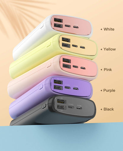 Kuulaa Portable Charger iPhone Power Bank 26800mAh Battery Pack Charger Portable Dual USB Output Portable Battery Charger Compatible with iPhone 15 14 13 12 11 Samsung S22 S21 Google iPad etc, Black