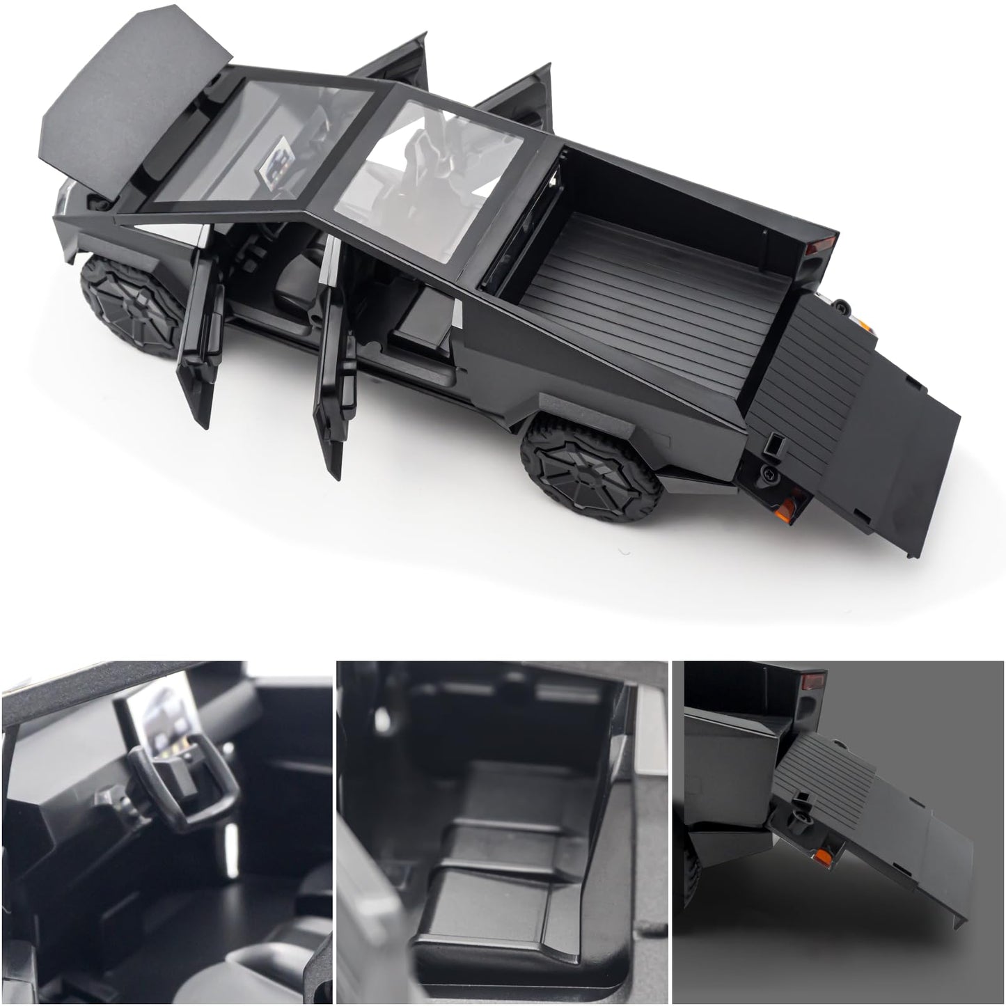 1/32 Cybertruck Diecast Truck with Lights & Sounds