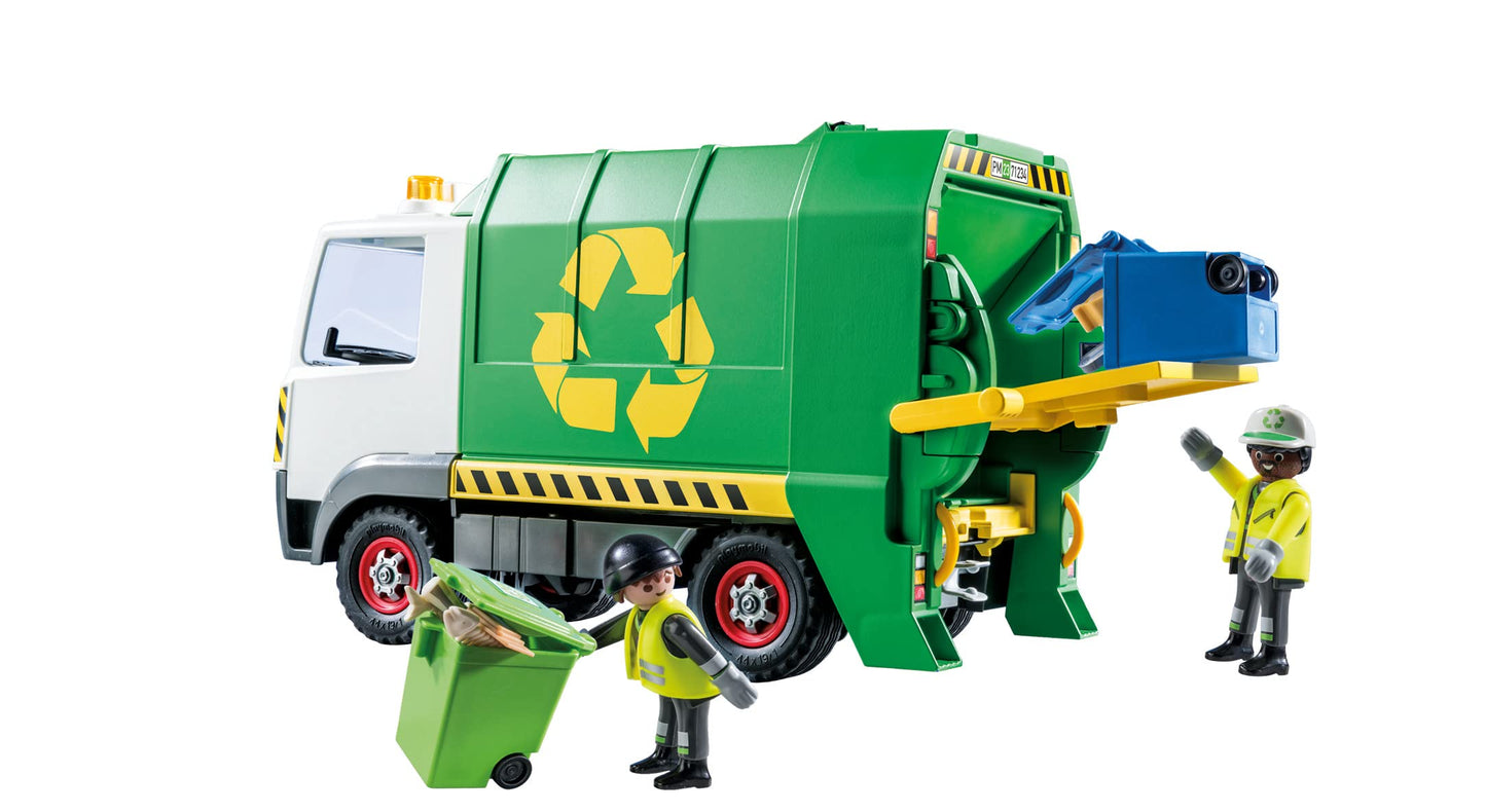 Playmobil Recycling Truck with 2 Figures & Accessories