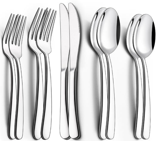 40-Piece Stainless Steel Flatware Set for 8