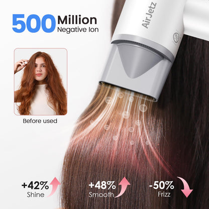 AirJetz High-Speed Ionic Hair Dryer - Lightweight