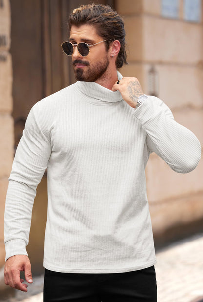 VOGSTART Mens Slim Fit Knit Sweater