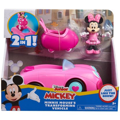 Disney Mickey Mouse Funhouse Transforming Pink Vehicle