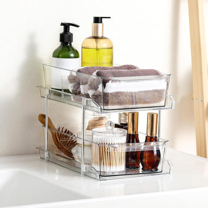 2-Tier Organizer for Kitchen & Bathroom Storage