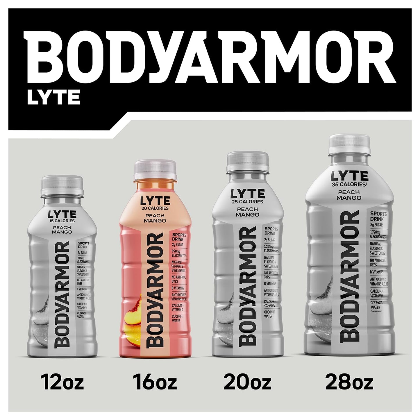 12 Pack BODYARMOR LYTE Sports Drink