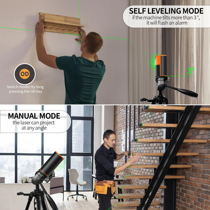 Green Cross100Ft Self-Leveling Lazer Level