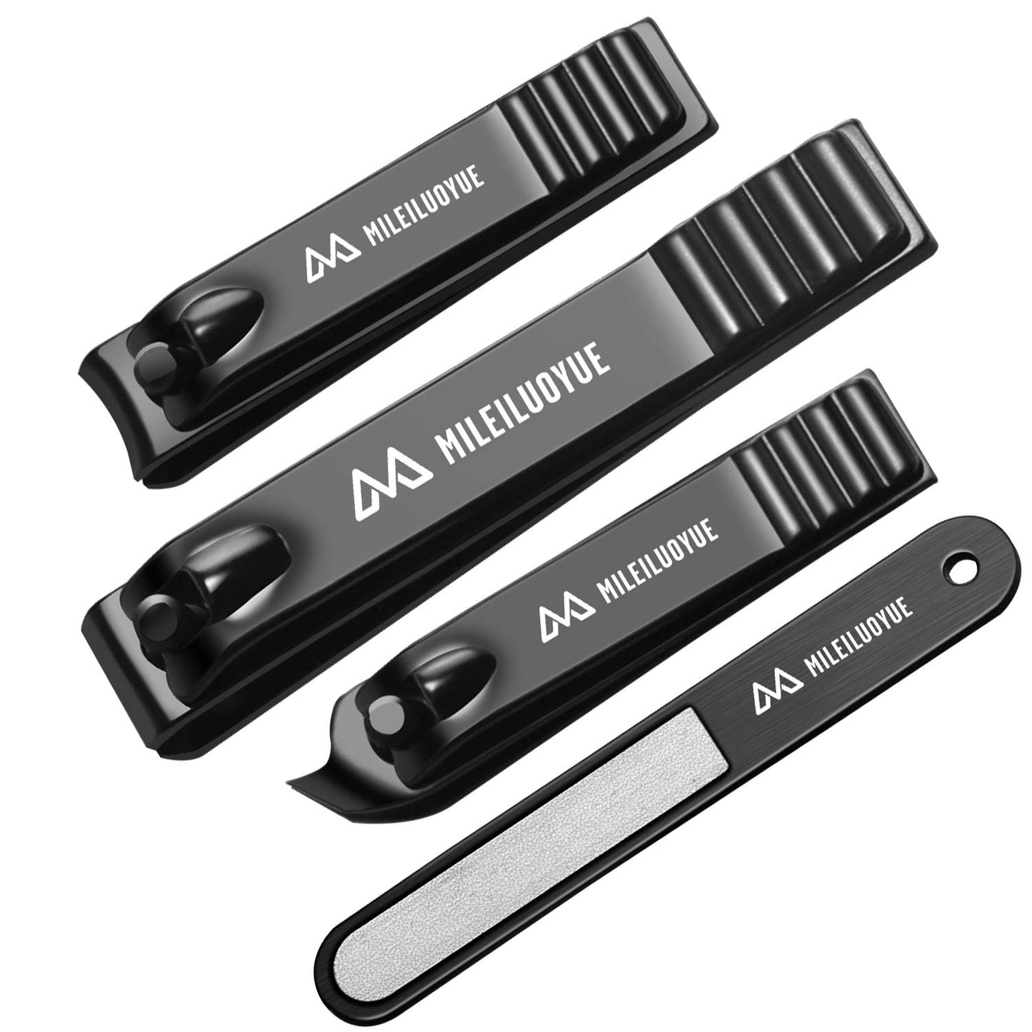 Nail Clippers Set with File in Metal Box