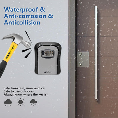 4-Digit Key Lock Box for Home Security