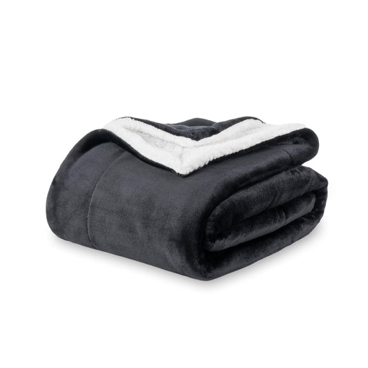 Berkshire Blanket Sherpa Fleece Reversible Blanket