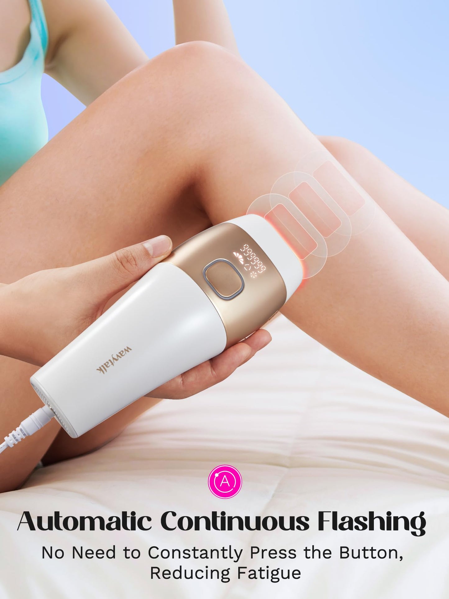 Laser Hair Removal for Women and Men,IPL Hair Removal with Ice Cooling Function for Nearly Painless and Long-Lasting Results,24J High Energy IPL Laser Hair Removal for Armpits Legs Arms Bikini,Corded