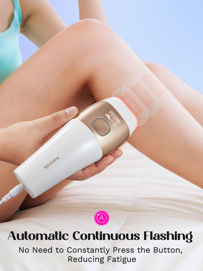 Laser Hair Removal for Women and Men,IPL Hair Removal with Ice Cooling Function for Nearly Painless and Long-Lasting Results,24J High Energy IPL Laser Hair Removal for Armpits Legs Arms Bikini,Corded