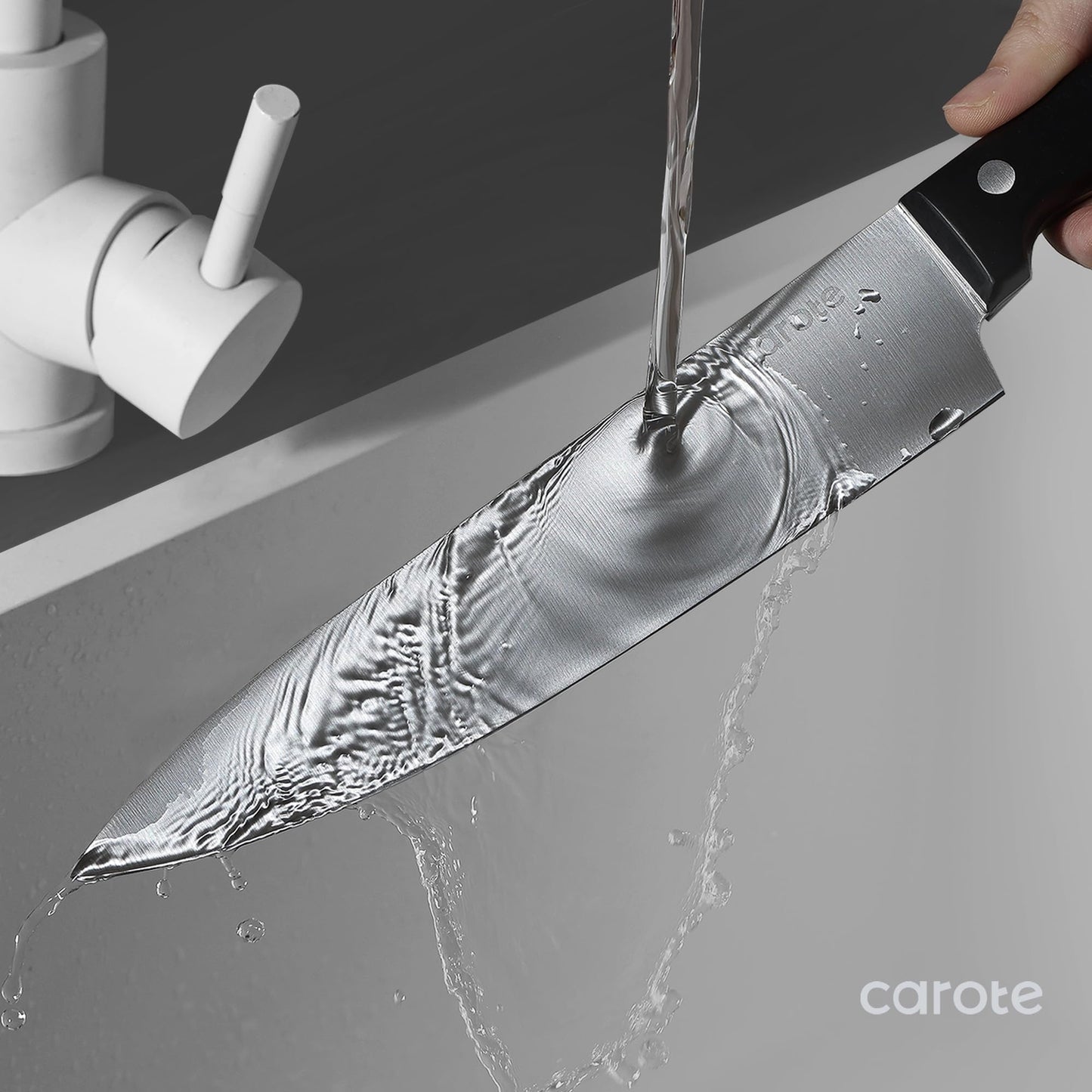 14-Piece CAROTE Stainless Steel Knife Set