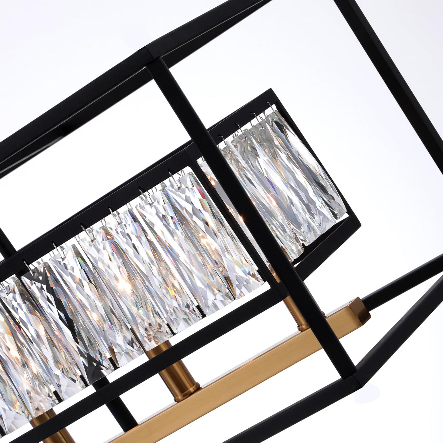 6-Light Modern Crystal Chandelier Pendant Light