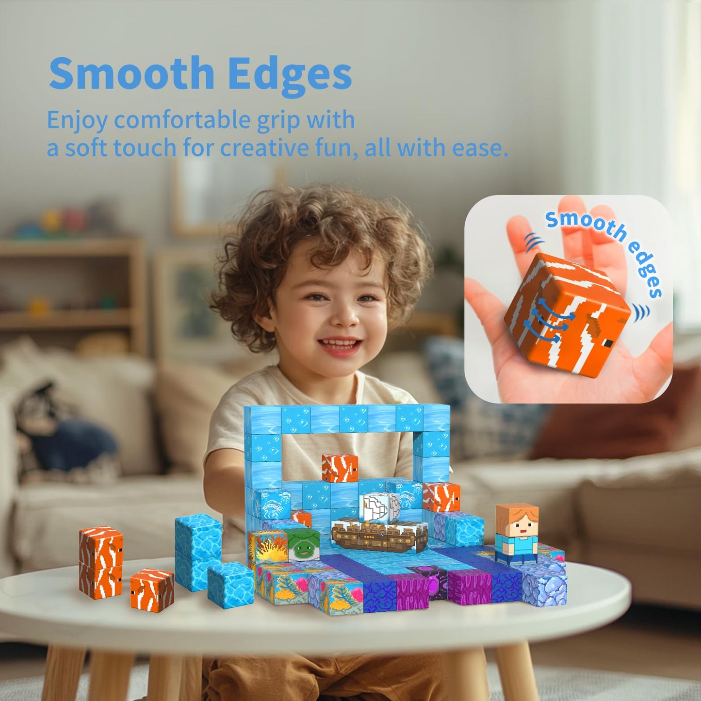 120PCS Magnetic Building Blocks Set for Kids