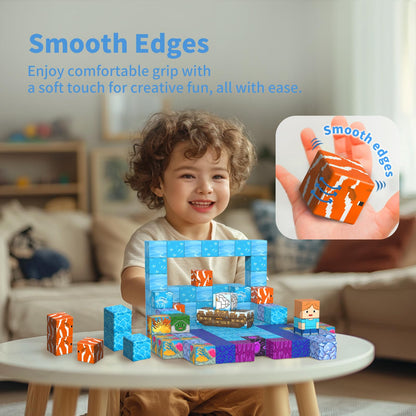 120PCS Magnetic Building Blocks Set for Kids