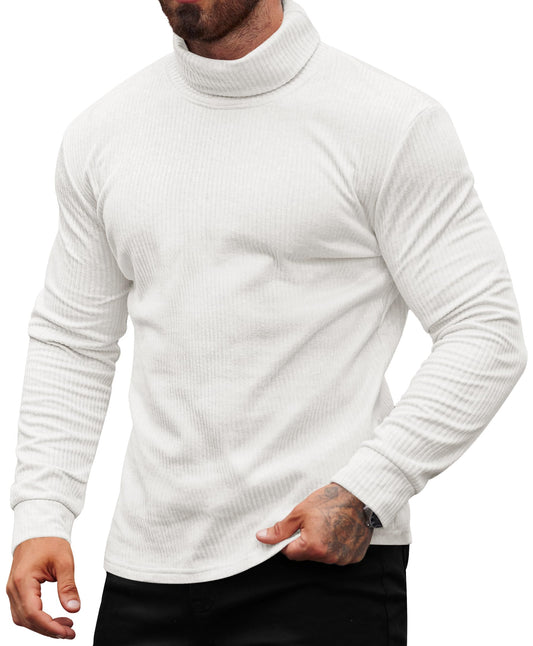 VOGSTART Mens Slim Fit Knit Sweater