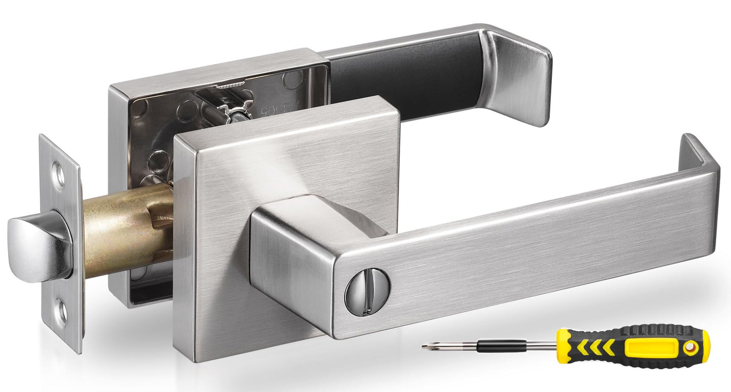 Privacy Door Lever Lock for Bathroom or Bedroom