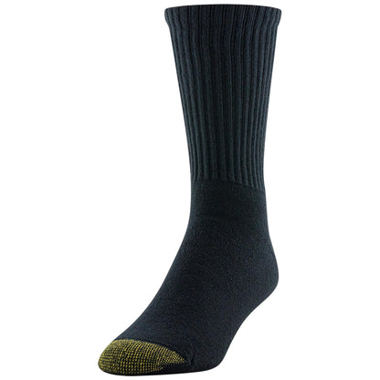 GOLDTOE Men's Cotton Blend Athletic Crew Socks