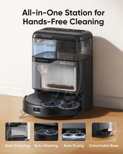 eufy Robot Vacuum and Mop Combo, Self-Emptying