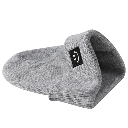 Baby Beanie Knit Ski Hat,Toddler Winter Beanies,Warm Knit Hat for Girls Boys Children 6-36 Months Gray