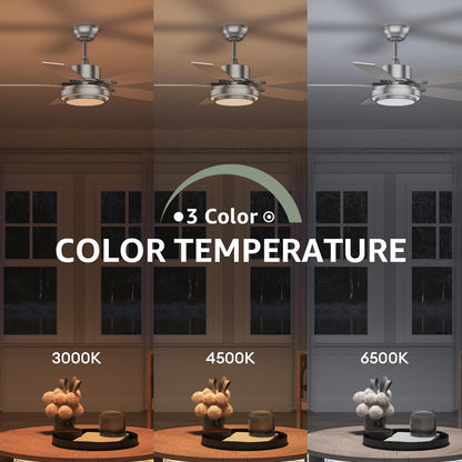 42 Inch Ceiling Fan with Lights and Remote