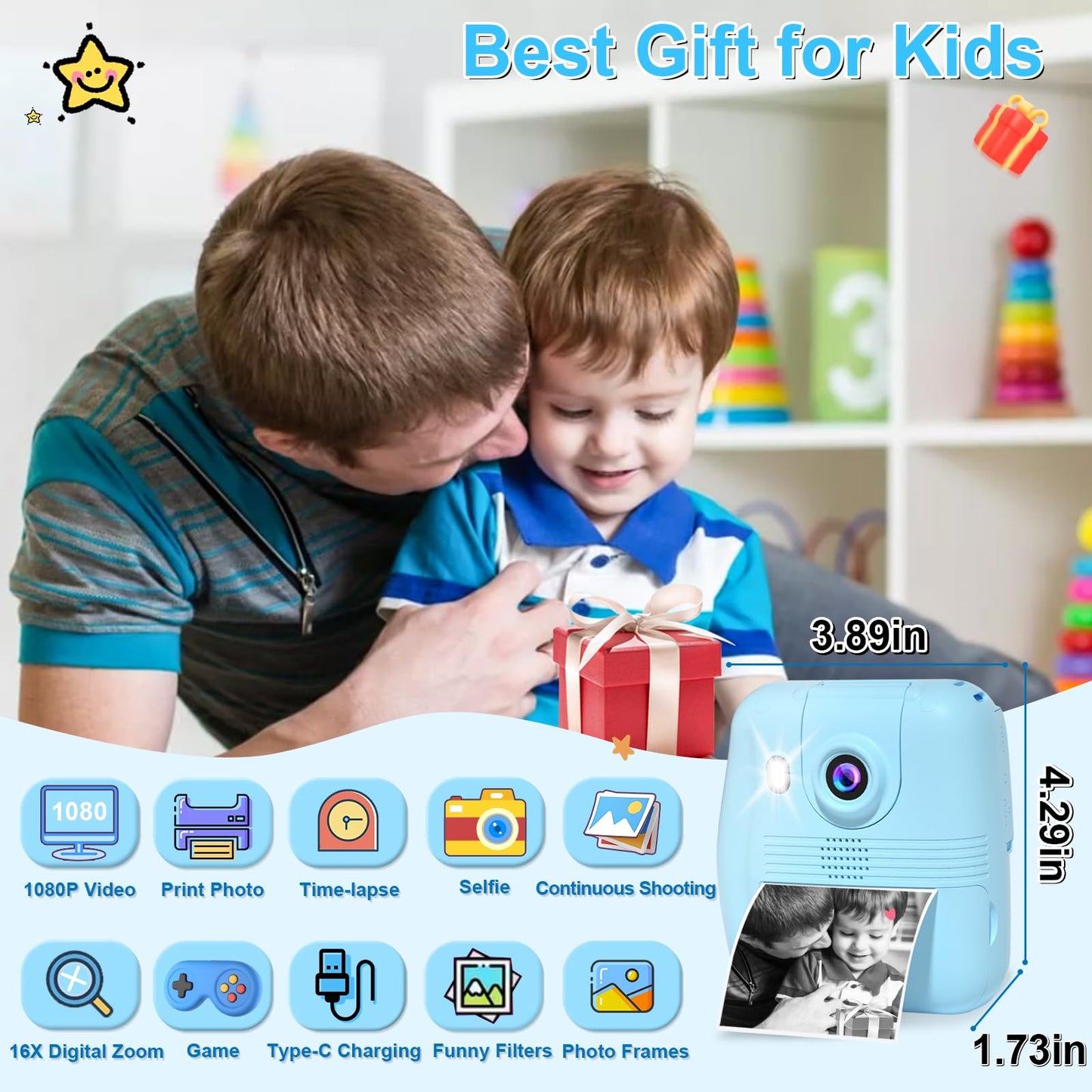 Kids Instant Print Camera.