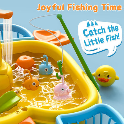 Kids 3-IN-1 Play Sink with Electric Faucet