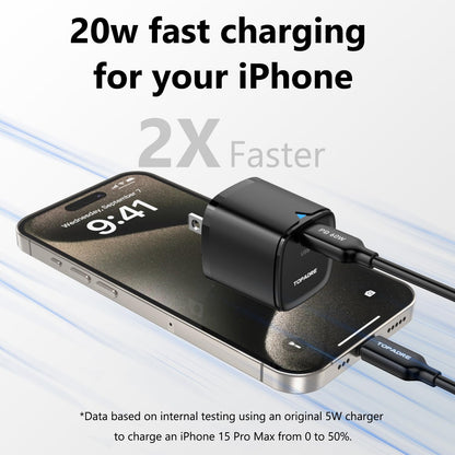 20W USB C Fast Charger with Cable