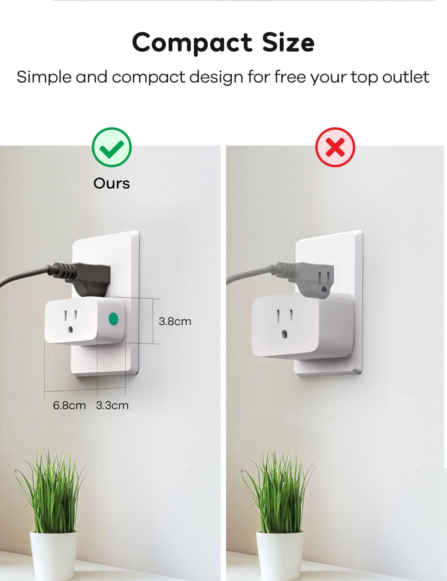 2 Pack Smart Plug for Home Automation