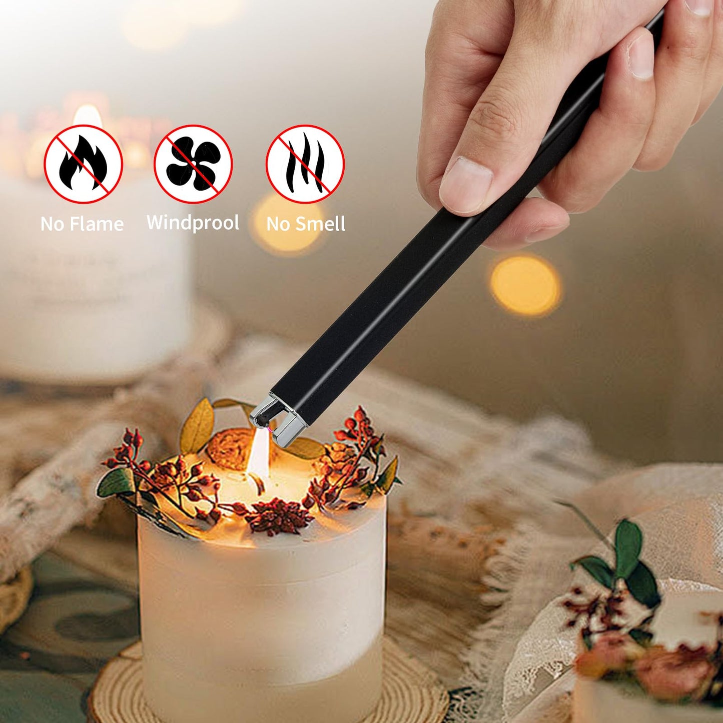 SURYOL USB Rechargeable Electric Arc Lighter